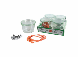 WECK Mold Jar 0,25l Set of 4