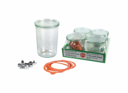 WECK Mold Jar 0,75l Set of 4