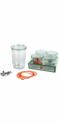 WECK Mold Jar 0,75l Set of 4