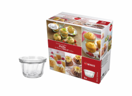 WECK Round Rim Jar Muffin 165ml Set of 6