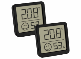 TFA 30.5053.01.02 2er Set black Digital Thermo Hygrometer