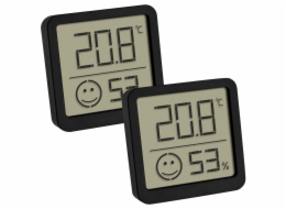 TFA 30.5053.01.02 - Digitální teploměr s vlhkoměrem - černý (sada 2 kusy)