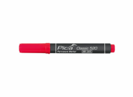 Pica Permanent Marker 1-4mm, Round Tip, red