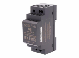 Napěťový měnič Mean Well DDR-30L-12 Průmyslový, 12V - 18 až 75V, 2,5A, na DIN