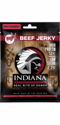 INDIANA Jerky hovězí Hot & Sweet 25g