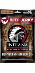 INDIANA Jerky hovězí Peppered ZIP 90g