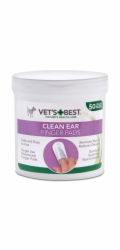 VET S BEST Čisticí utěrky na uši pro psy 50ks