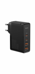 Baseus GaN2 Pro rychlonabíjecí adaptér 2x USB-C + 2x USB-A 100W černá