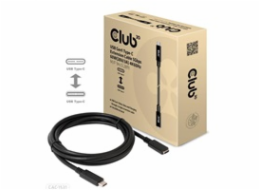 Club3D Prodlužovací kabel USB-C, 5Gbps, 60W(20V/3A), 4K60Hz (M/F), 1m