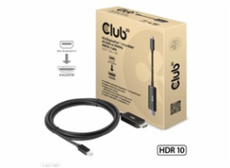 Club3D kabel miniDP 1.4 na HDMI, 4K120Hz nebo 8K60Hz HDR10+, M/M, 1.8m