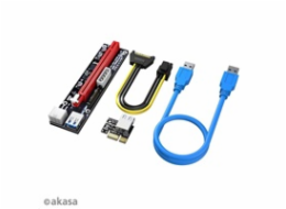 AKASA adaptér PCIe Riser Adapter Card for GPU Mining