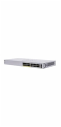 Cisco switch CBS110-24PP (24xGbE, 2xGbE/SFP combo, 12xPoE+, 100W, fanless)