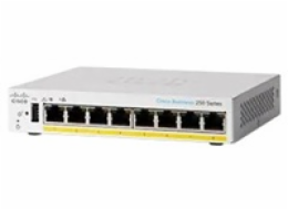 Cisco switch CBS250-8PP-D (8xGbE,8xPoE+,45W,fanless) - REFRESH