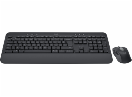 Logitech Signature MK650 Combo for Business - Klávesnice a sada myši - bezdrátový - Bluetooth LE - QWERTY - US mezinárodní - grafit