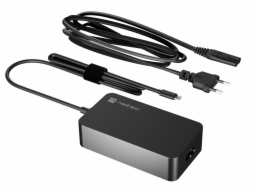 Natec 65W USB-C NZU-2034 - neoriginální Nabíječka Natec GRAYLING 65W USB-C pro notebooky, tablety, smartphony