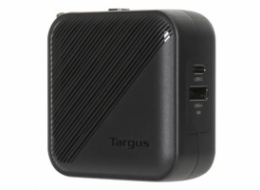 Targus - Síťový adaptér - GaN - 65 Watt - PD - 2 výstupní konektory (24 pin USB-C, USB typ A) - černá