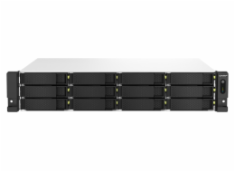 QNAP TS-1264U-RP-8G (4core 2,9GHz, 8GB RAM, 12x SATA, 2x 2,5GbE, 1x PCIe, 1x HDMI, 4x USB, 2x zdroj)