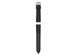 Garett Smartwatch řemínek 20 mm, černý se stříbrnou sponou