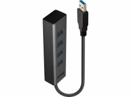 Lindy 4 Port USB 3.0 Hub, USB-Hub 43324