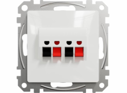 Schneider Electric Sedna Design 2x zásuvka reproduktoru bílá SDD111411