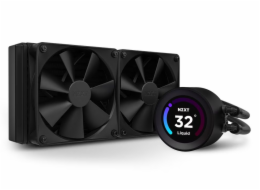 NZXT Kraken Elite 240 RL-KN24E-B1 NZXT vodní chladič Kraken 240 ELITE / 2x120mm fan / 4-pin PWM / LCD disp. / 6 let