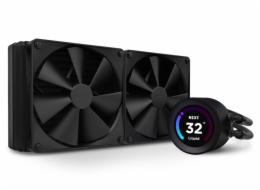 NZXT Kraken Elite 280 RL-KN28E-B1 NZXT vodní chladič Kraken 280 ELITE / 2x140mm fan / 4-pin PWM / LCD disp. / 6 let