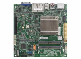 SUPERMICRO mini-ITX  MB Atom x6425E (4-core), 2x DDR4 ECC SO-DIMM, 8xSATA, 1x PCI-E 3.0 x4, 4x 1GbE LAN, IPMI, bulk