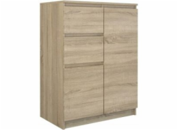 Topeshop 2D2S SONOMA komoda