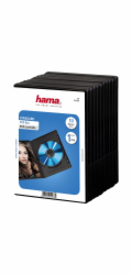 1x10 Hama DVD-prazdne obaly Folie cerna 51276