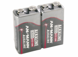 1x2 Ansmann Alkaline 9V-Block red-line