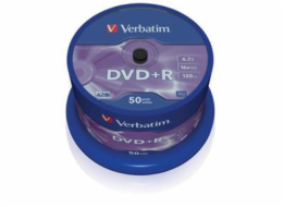 VERBATIM DVD+R(50-Pack)Spindle/General Retail/16x/4.7GB