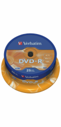 VERBATIM DVD-R(25-Pack)Spindle/General Retail/16x/4.7GB