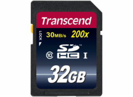Paměťová karta TRANSCEND 32GB SDHC10 memory card