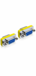 Delock DB-9-DB-9, žlutá (65008)