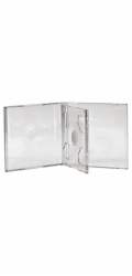 Hama CD-Double-Box     pack of 5 Transparent Jewel-Case     44752