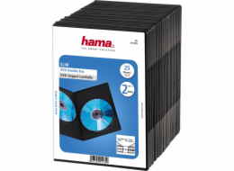 1x25 Hama pouzdro na 2 DVD tenké 75% úspora místa 51185