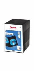 1x25 Hama pouzdro na 2 DVD tenké 75% úspora místa 51185