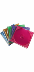 1x25 Hama CD-Leerhülle Slim Box farbig                     51166