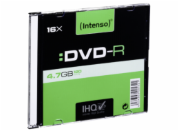 1x10 Intenso DVD-R 4,7GB 16x Speed, Slimcase