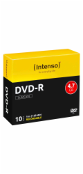 1x10 Intenso DVD-R 4,7GB 16x Speed, Slimcase