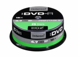 Intenso DVD-R 1x25, 4,7GB 16x Paměťové médium