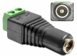 Delock AV adaptér Terminal Block černý (65421)
