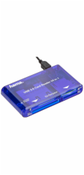 Čtečka karet Sandisk (Hama) 35v1, USB 2.0, modrá