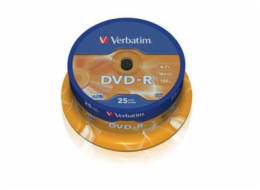 Verbatim DVD-R 4,7GB 16x, AZO, spindle, 25ks (43522)