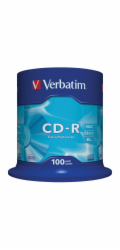 1x100 Verbatim Data Life CD-R 80 700MB, 52x Speed, Spindel