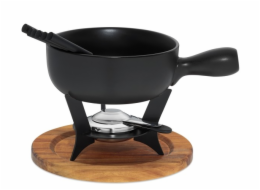 KELA Sýrové fondue COUNTRY nerez / keramika o22 cm KL-16640