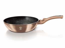 BERLINGERHAUS Wok s mramorovým povrchem 30 cm Rosegold Metallic Line BH-6171