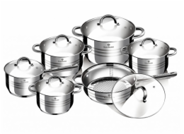 Sada nádobí nerez 12 ks Gourmet Line BL-1410