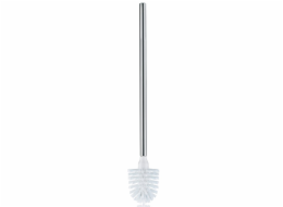 WC štětka La Brosse nerezová dlouhá rukojeť bílá lesklá KL-20138