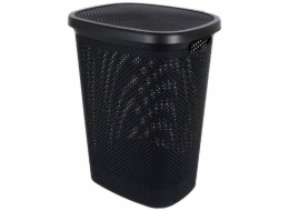 EXCELLENT Koš na prádlo s víkem plast 60 l černá KO-027100100